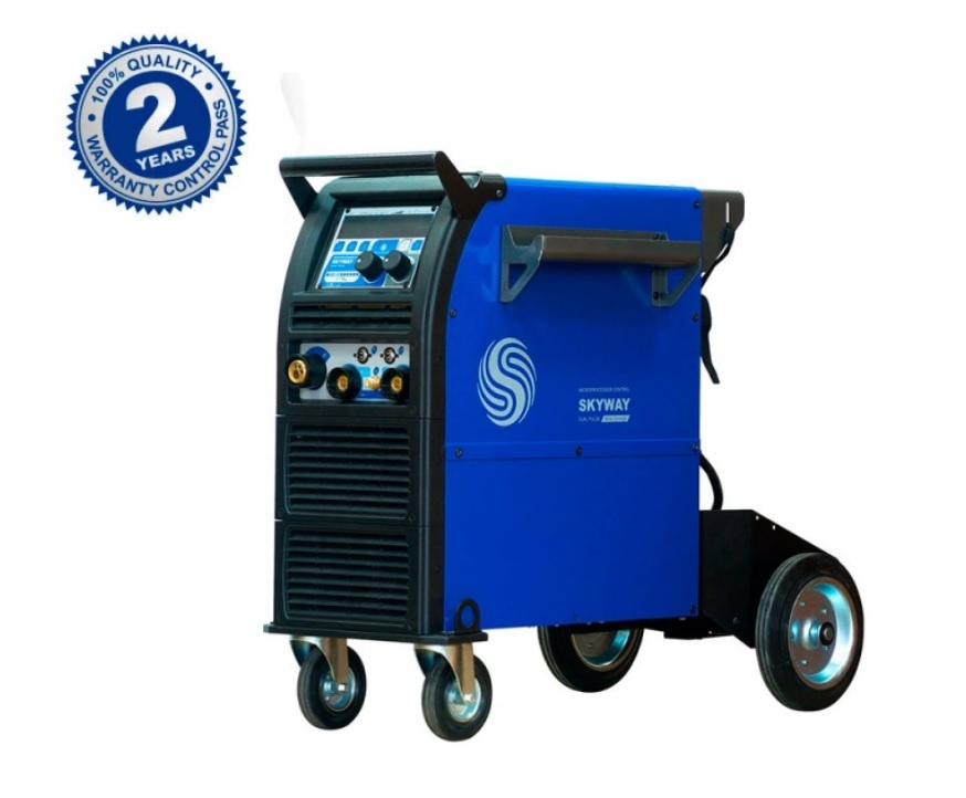 Инверторный сварочный полуавтомат для сварки алюминия AuroraPRO SKYWAY 350 DUAL PULSE с воздушным охлаждением