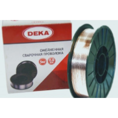 Проволока ER70S-6 d=0.8/1.0/1.2 мм (5 кг) DEKA